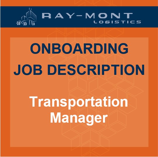Job Description - Transportation Manager