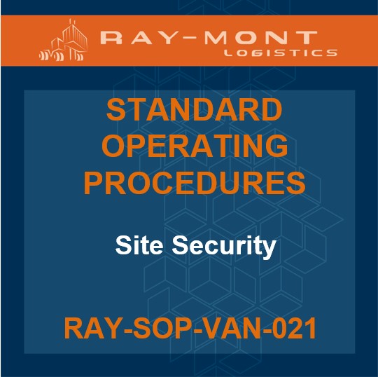 RAY-SOP-VAN-021 Site Security