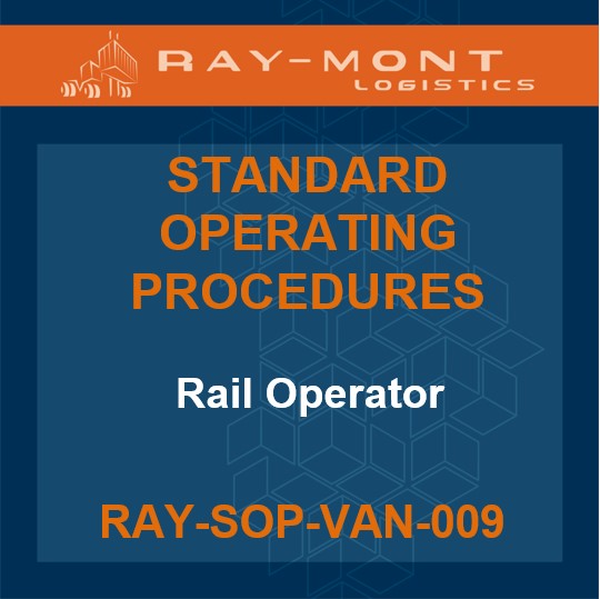 RAY-SOP-VAN-009 Rail Operator