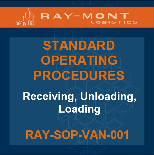 RAY-SOP-VAN-001 Receiving, Unloading, Loading