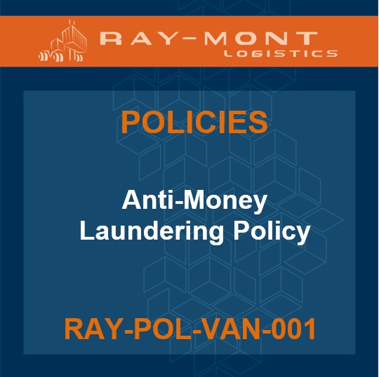 RAY-POL-VAN-001 Anti-Money Laundering Policy